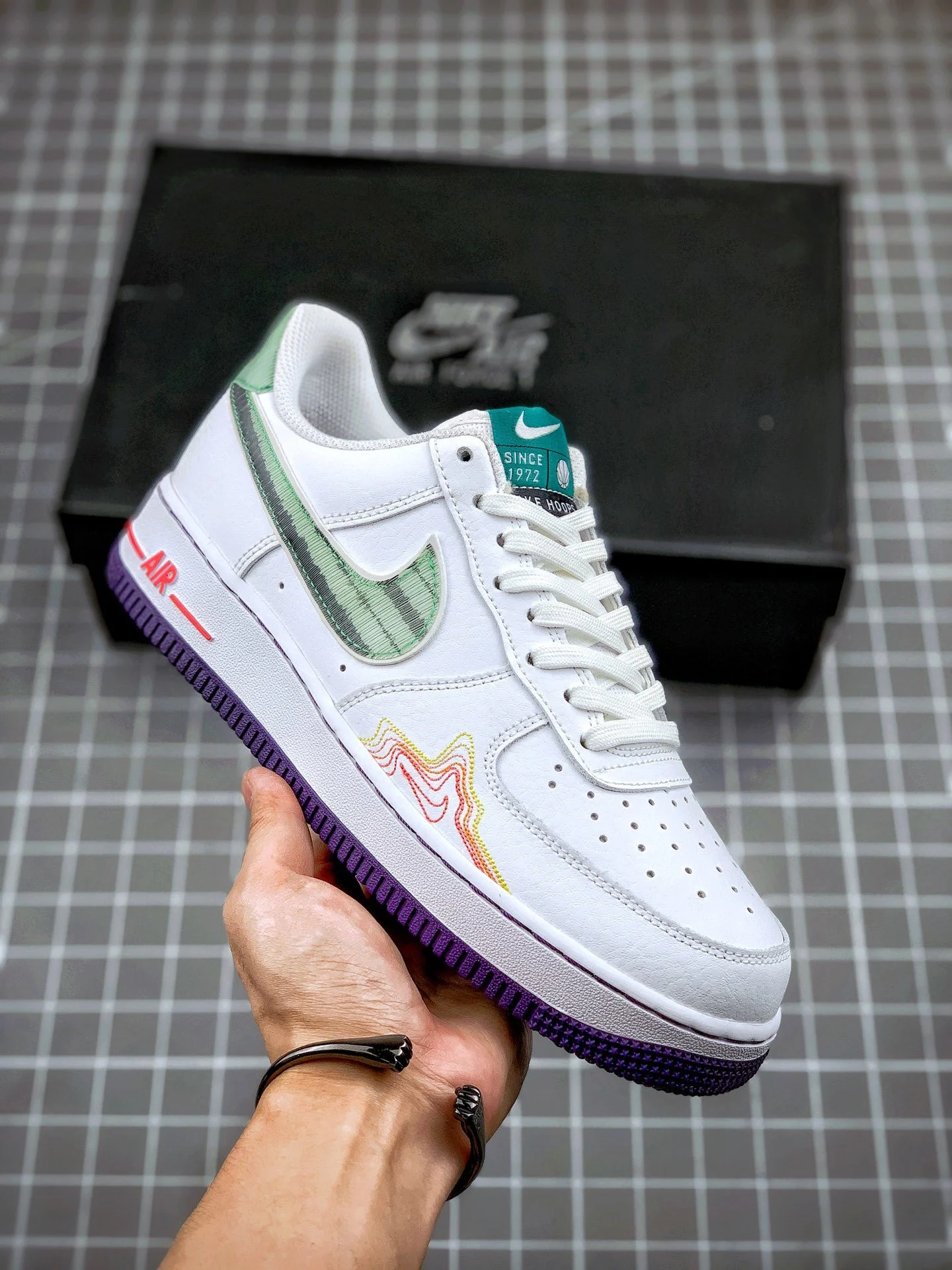 Nike Air Force 1 Music White Red CW6015-100 For Sale