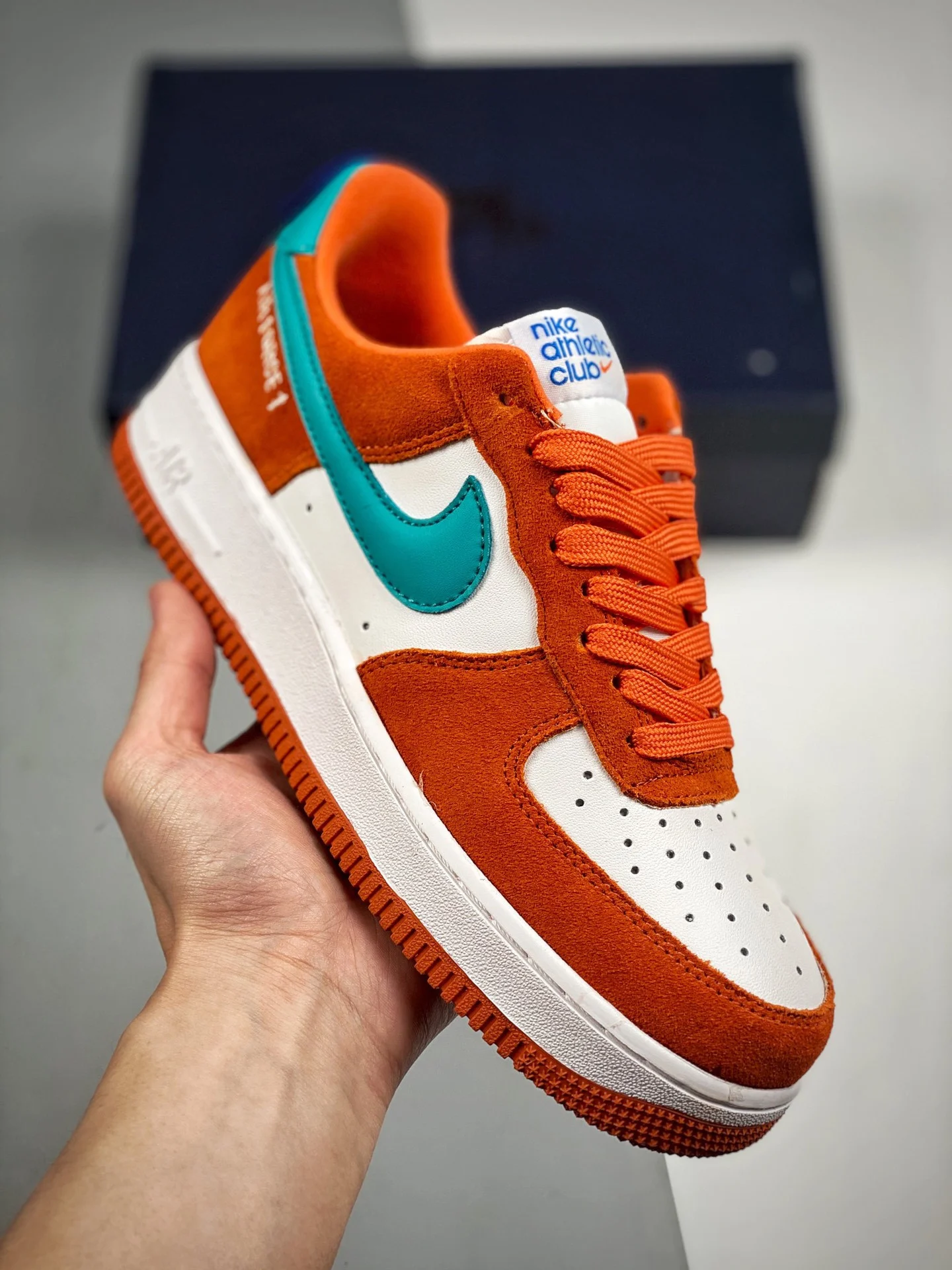 Nike Air Force 1 Low Athletic Club Orange White For Sale