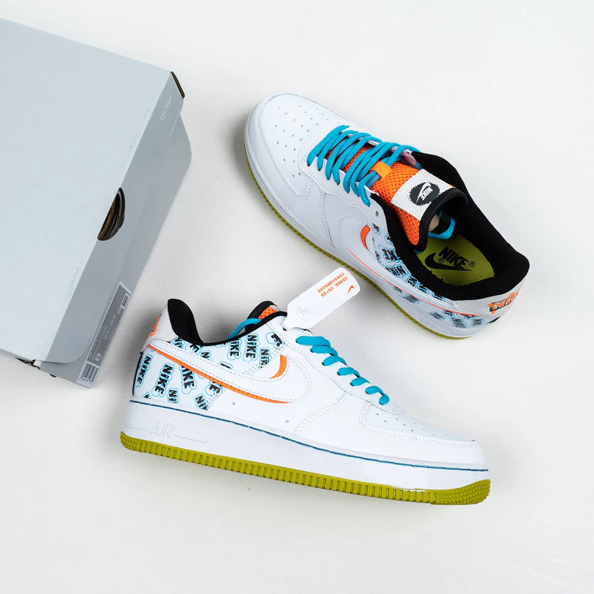 Nike Air Force 1 Low Hyper Crimson Bright Cactus For Sale