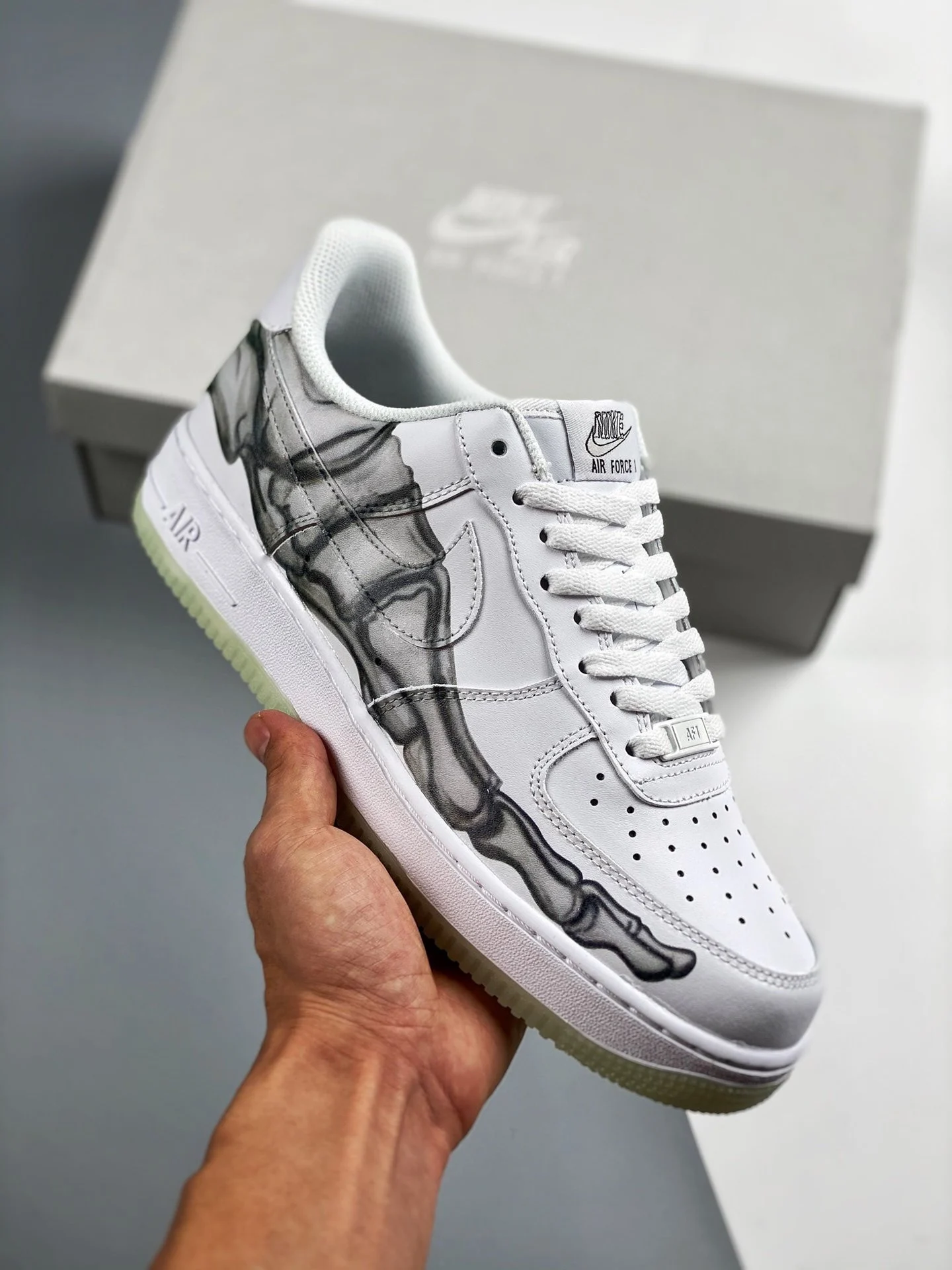 Nike Air Force 1 Low Skeleton White BQ7541-100 For Sale