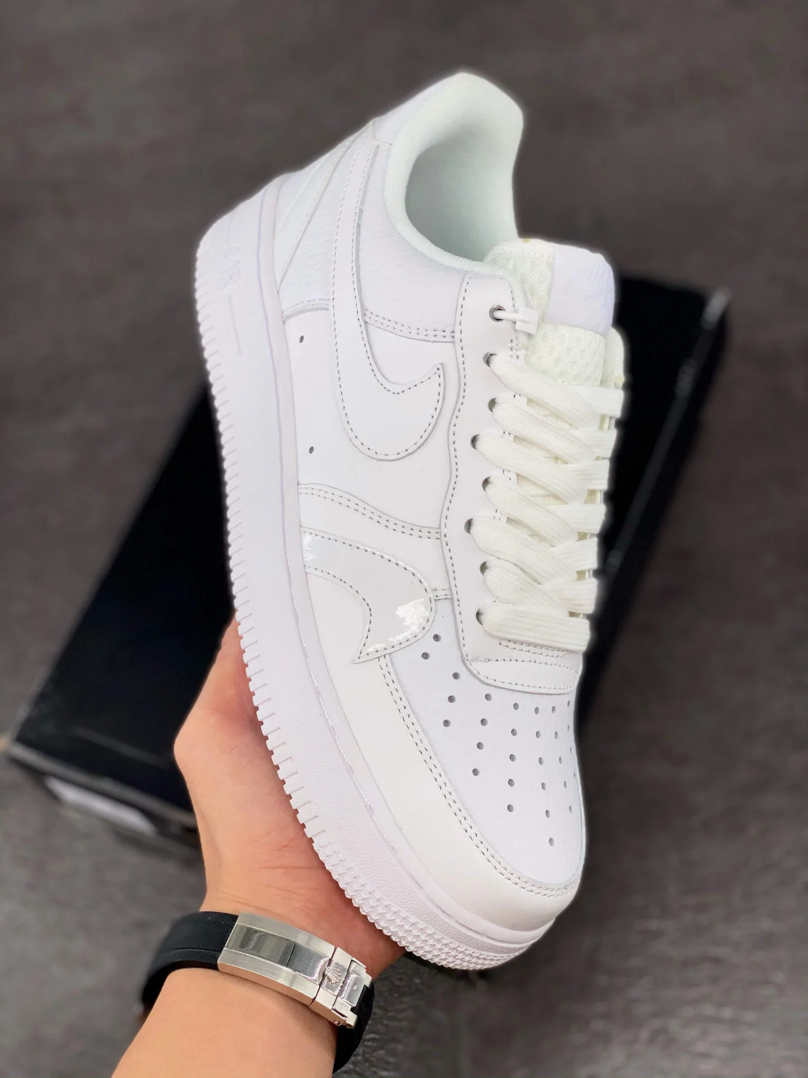 Nike Air Force 1 Low White On White For Sale