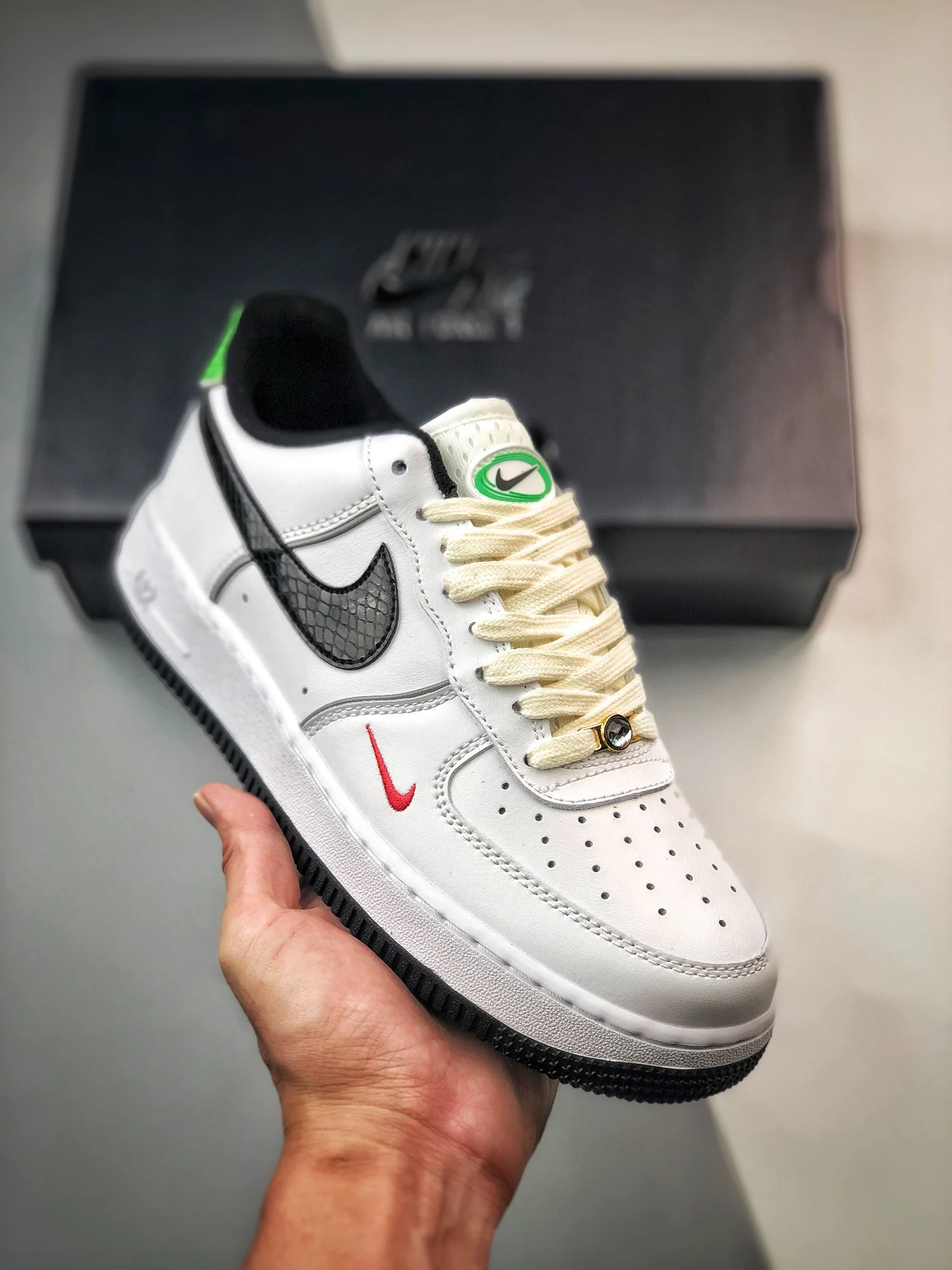 Nike Air Force 1 Low Just Do It White Black DV1492-101 For Sale