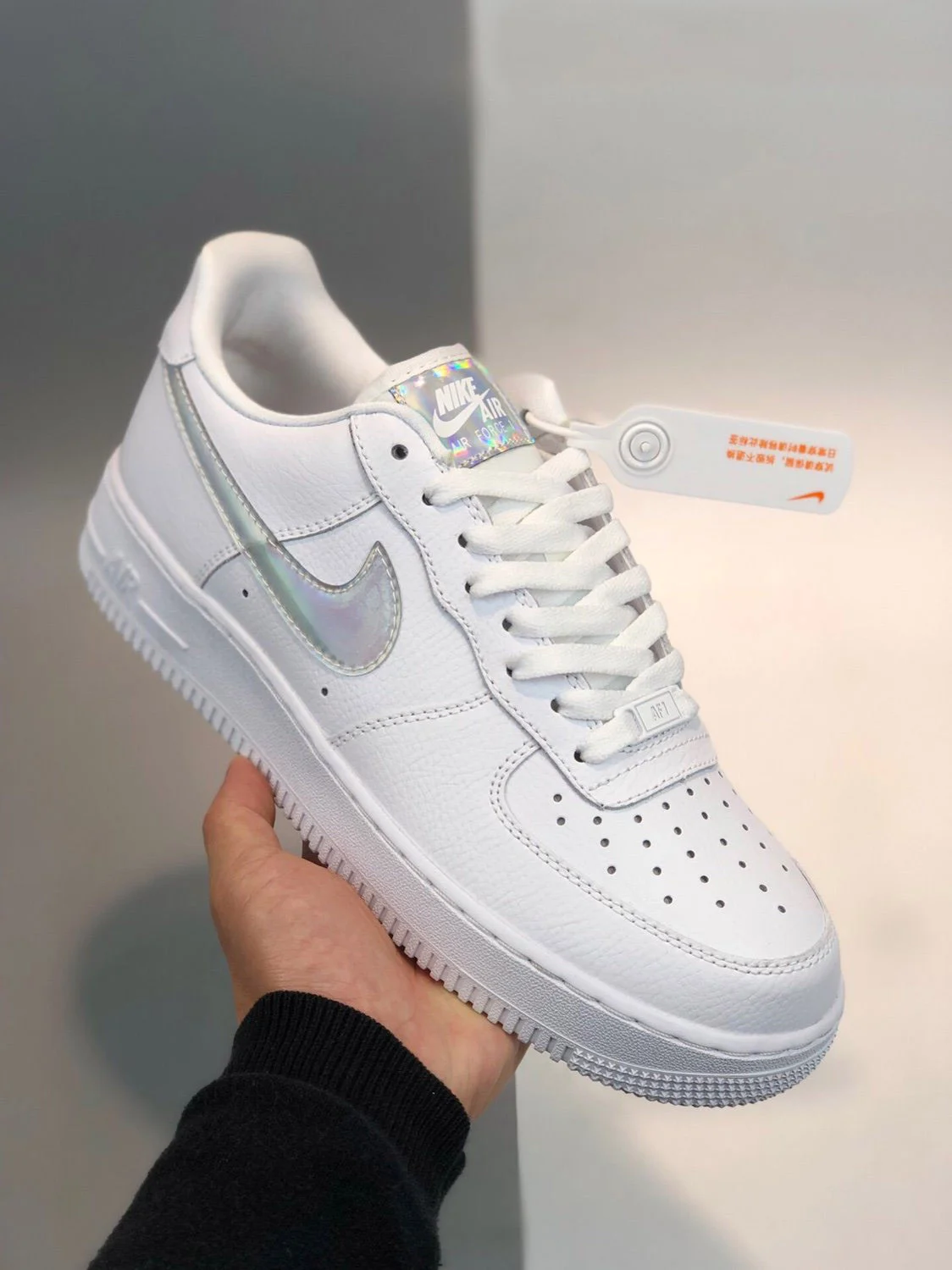 Nike Air Force 1 Low White Iridescent CJ1646-100 For Sale