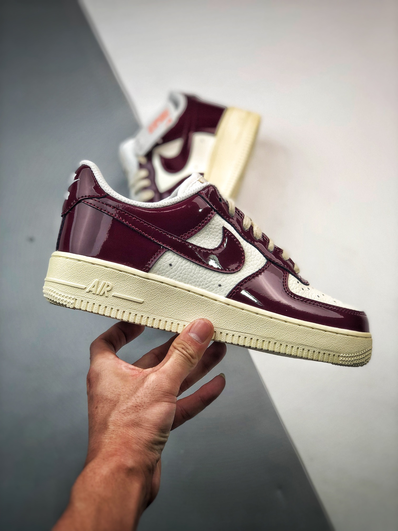 Nike Air Force 1 Low Dark Beetroot White Burgundy For Sale