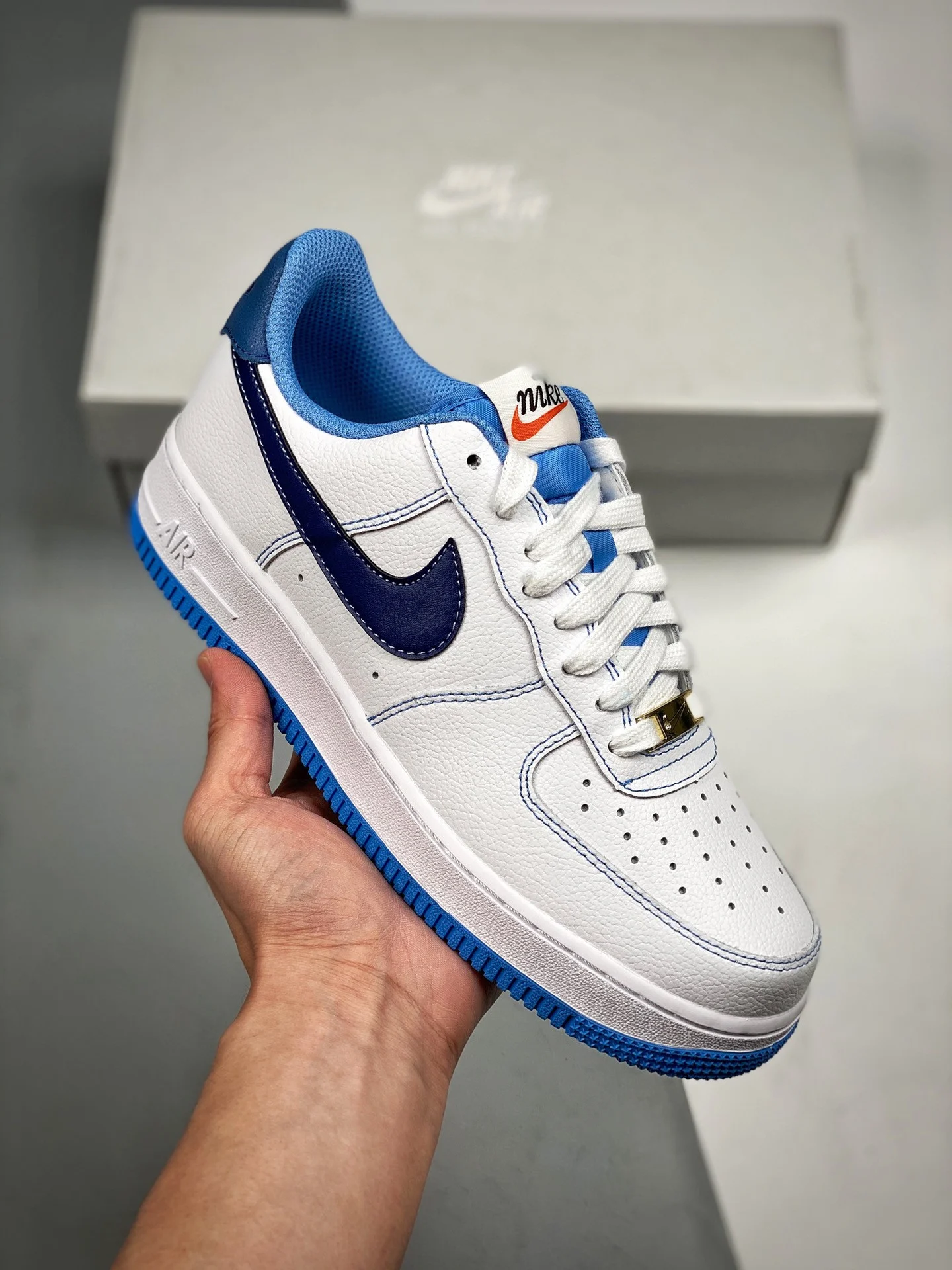 Nike Air Force 1 Low First Use White University Blue For Sale