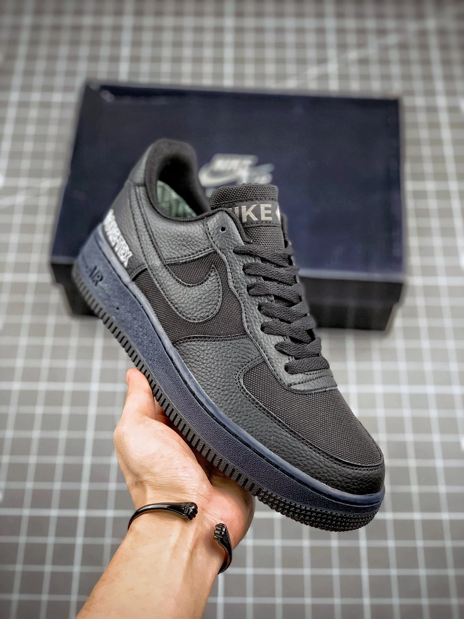 Nike Air Force 1 Low GORE-TEX Black Barely Grey For Sale