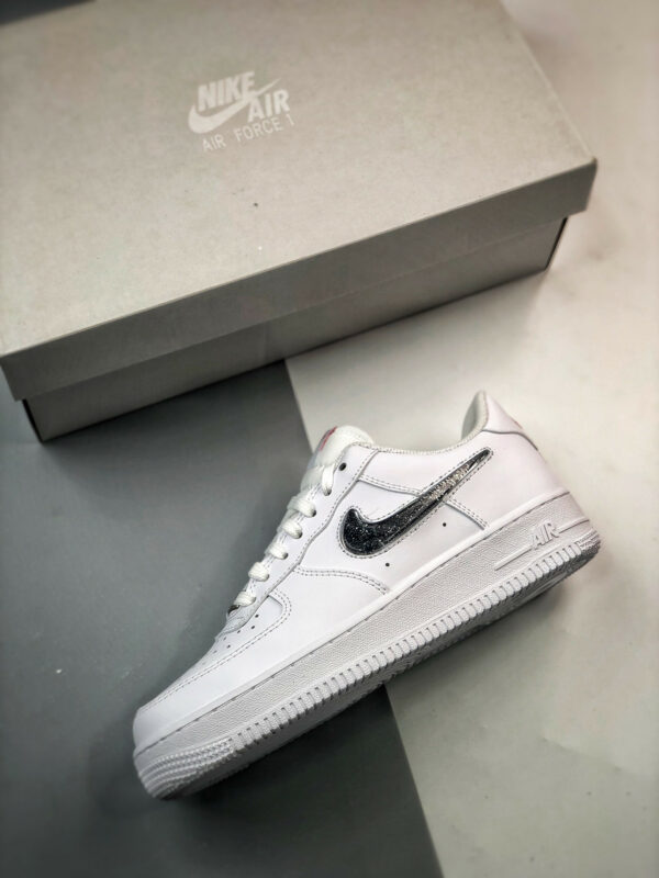 Nike Air Force 1 Low LV8 White Metallic Silver For Sale