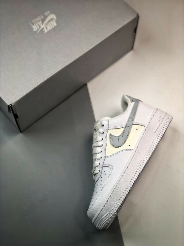 Nike Air Force 1 Low Mini Swooshes White Cream DV2237-100 For Sale