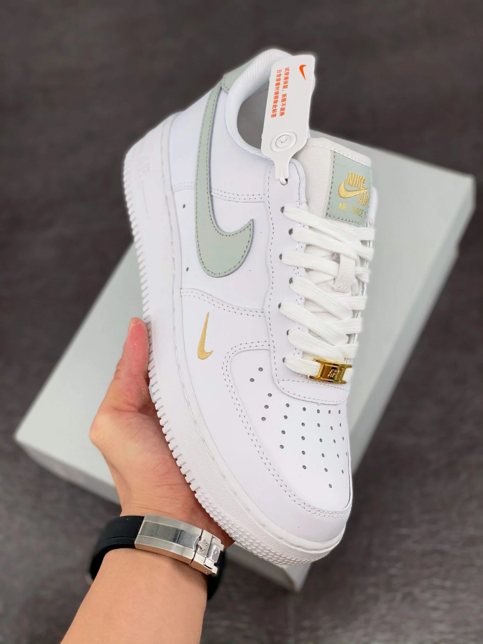 Nike Air Force 1 Low Mini-Swooshes White For Sale