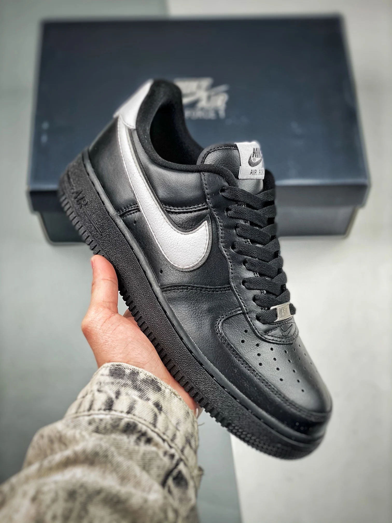 Nike Air Force 1 Low QS Black White CQ0492-001 For Sale