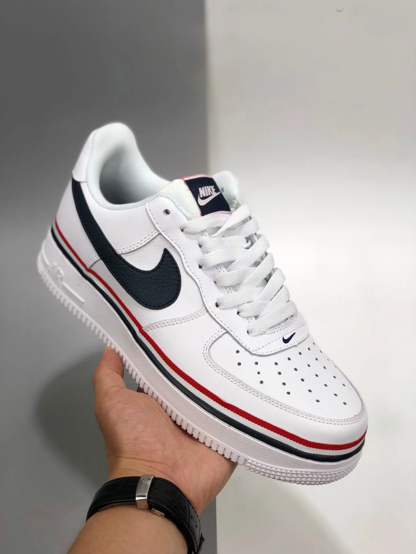 Nike Air Force 1 Low Ribbon White Black CT1621-100 For Sale
