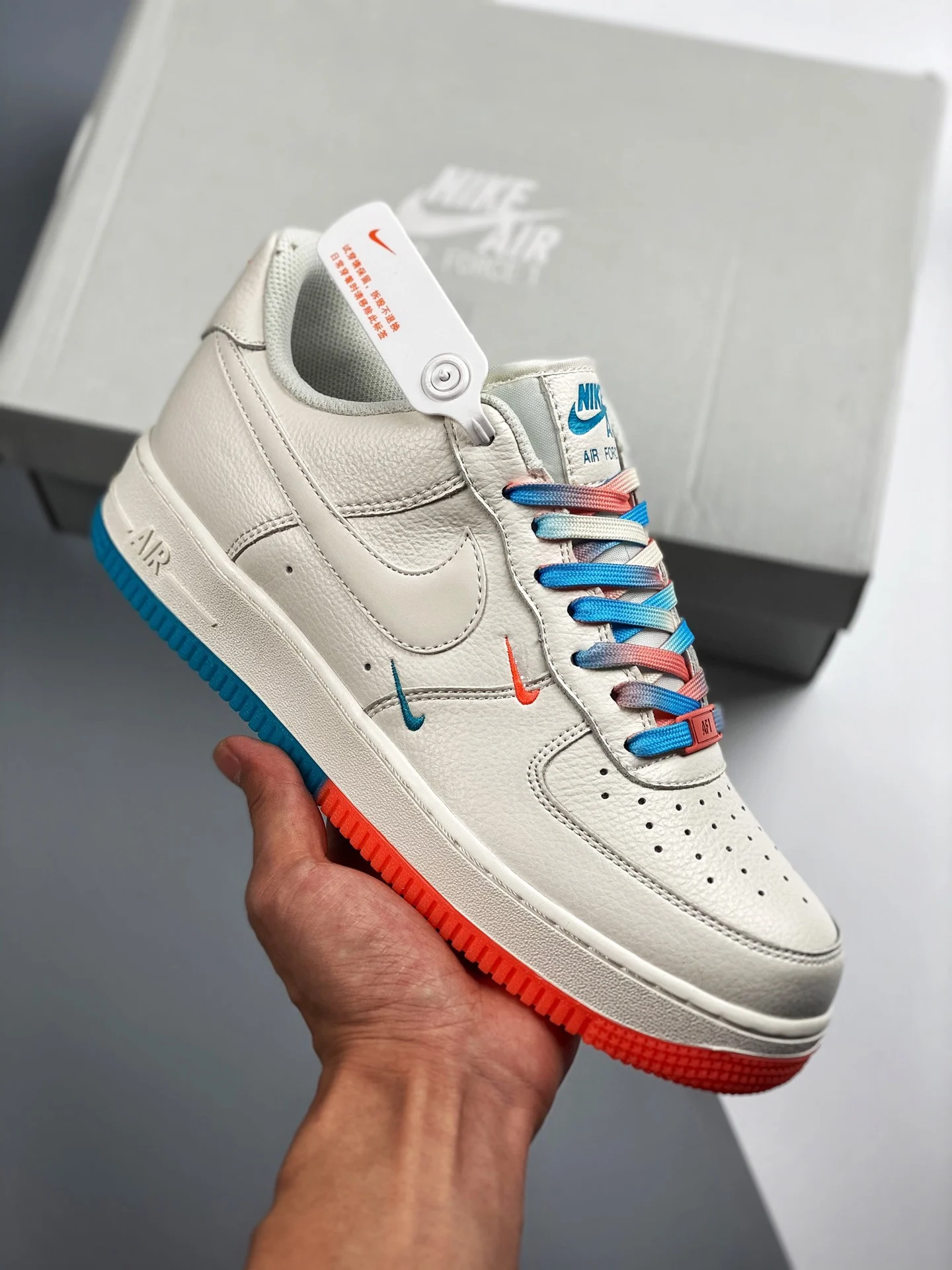 Nike Air Force 1 Low Summit White Solar Red CT1989-101 For Sale