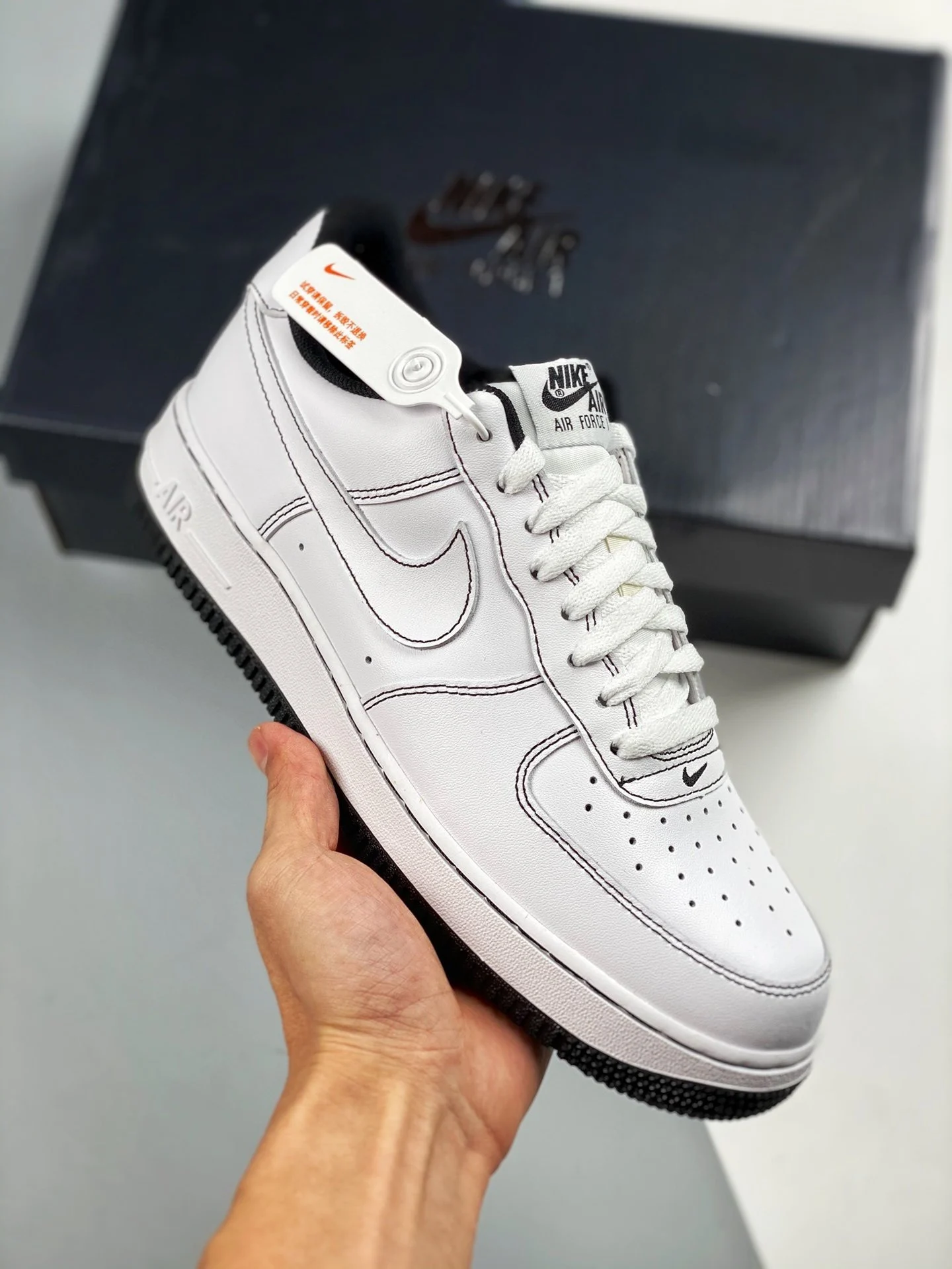 Nike Air Force 1 Low White Black CV1724-104 For Sale
