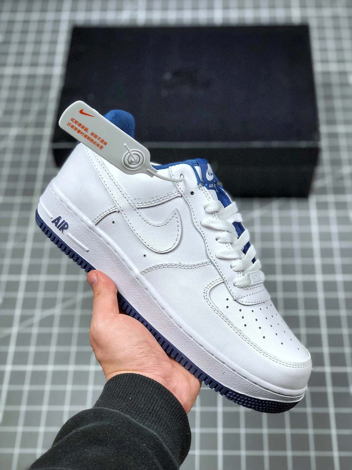 Nike Air Force 1 Low White Blue Sale Off