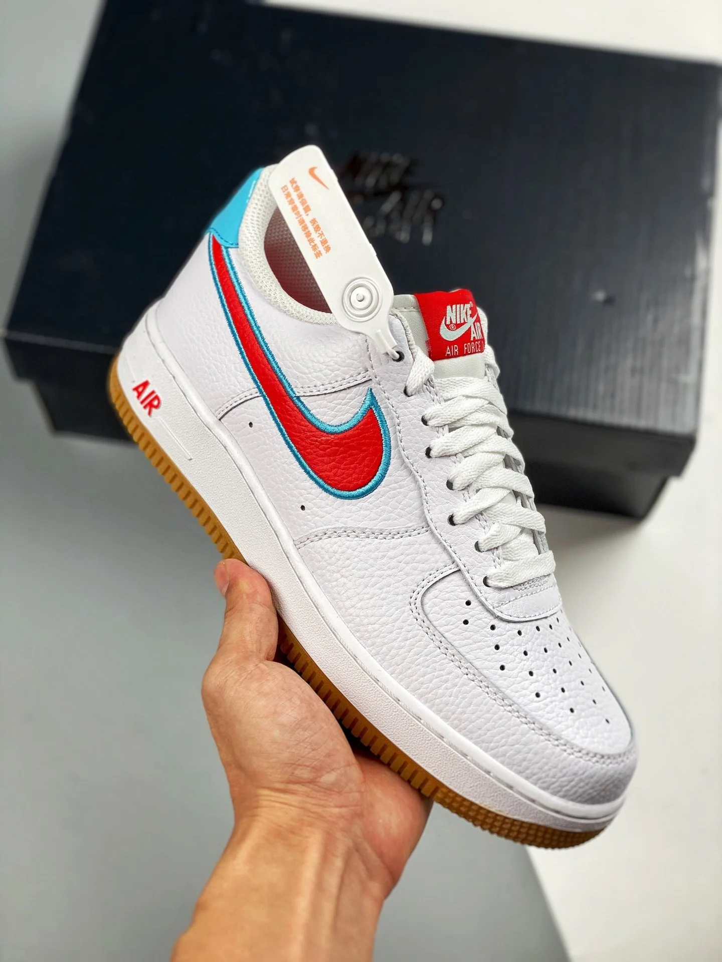 Nike Air Force 1 Low White Chile Red-Glacier Ice For Sale
