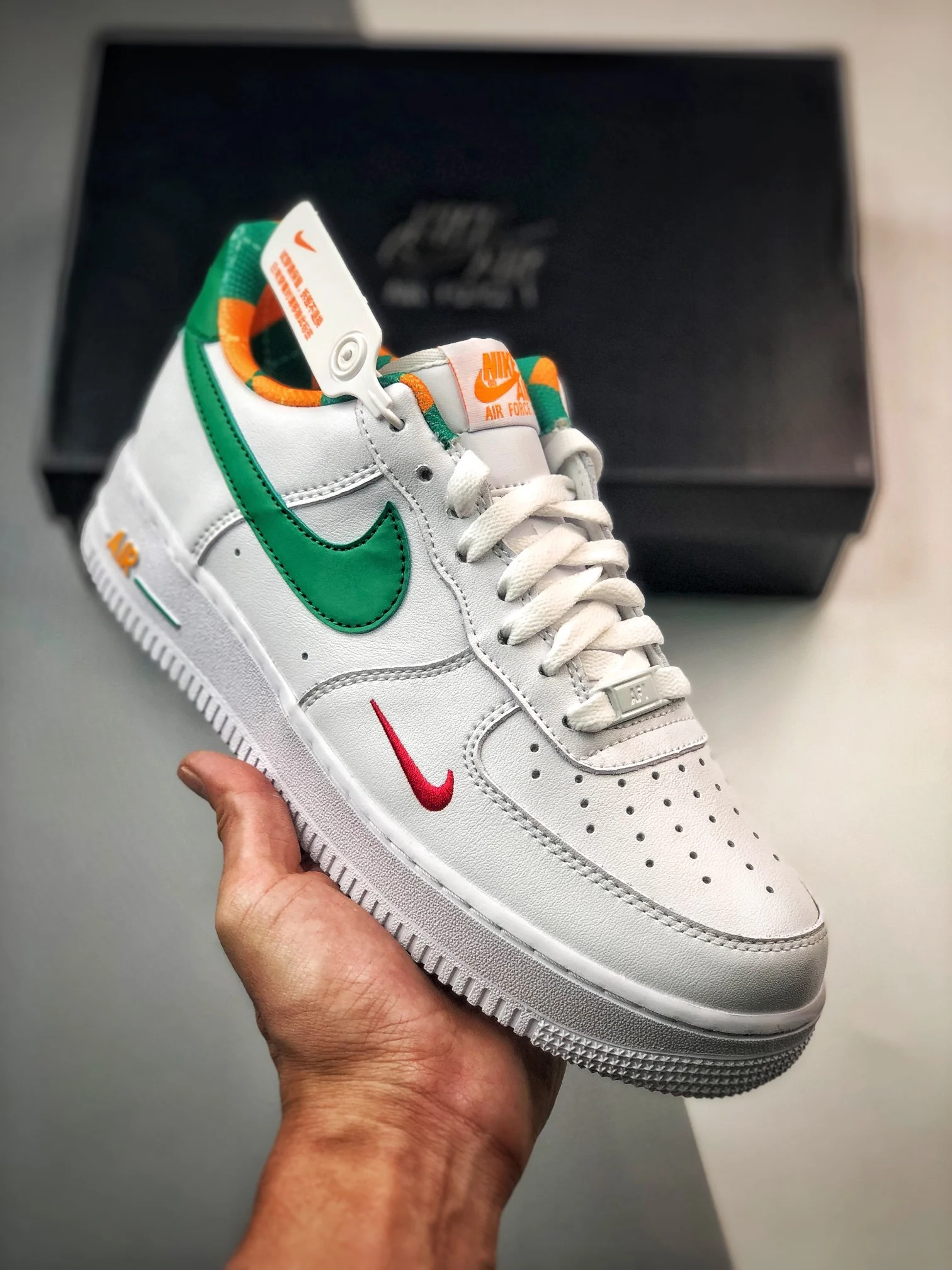 Nike Air Force 1 Low White Green For Sale