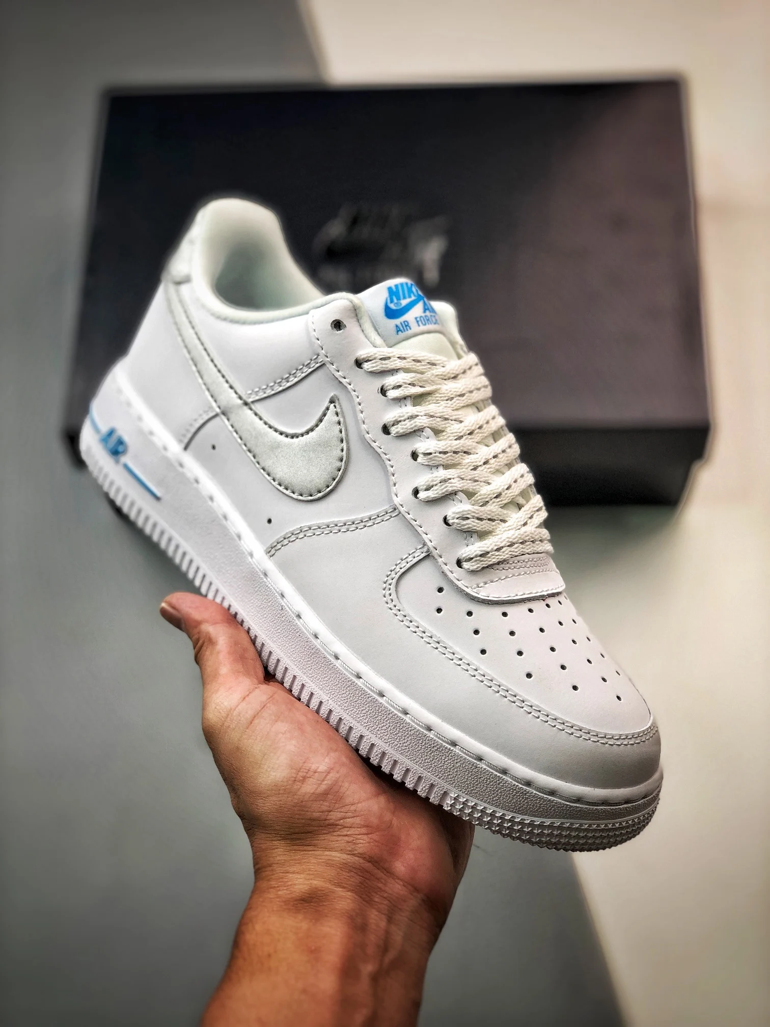 Nike Air Force 1 Low White Silver DR0142-100 For Sale