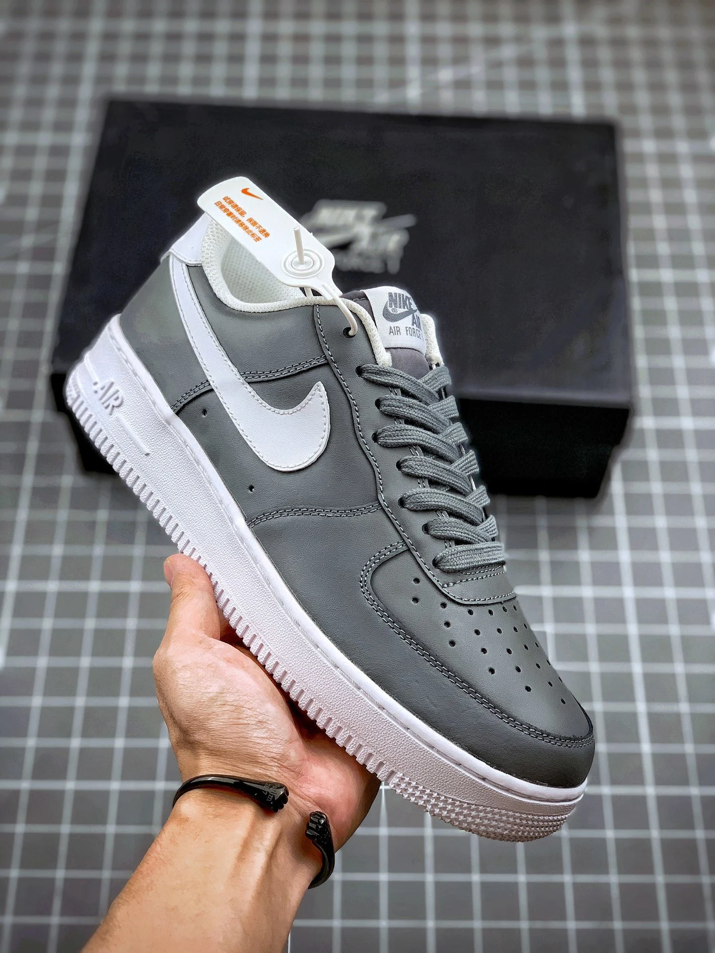 Nike Air Force 1 Low Wolf Grey White For Sale