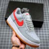 Nike Air Force 1 Low Wolf Grey White Gum Red For Sale