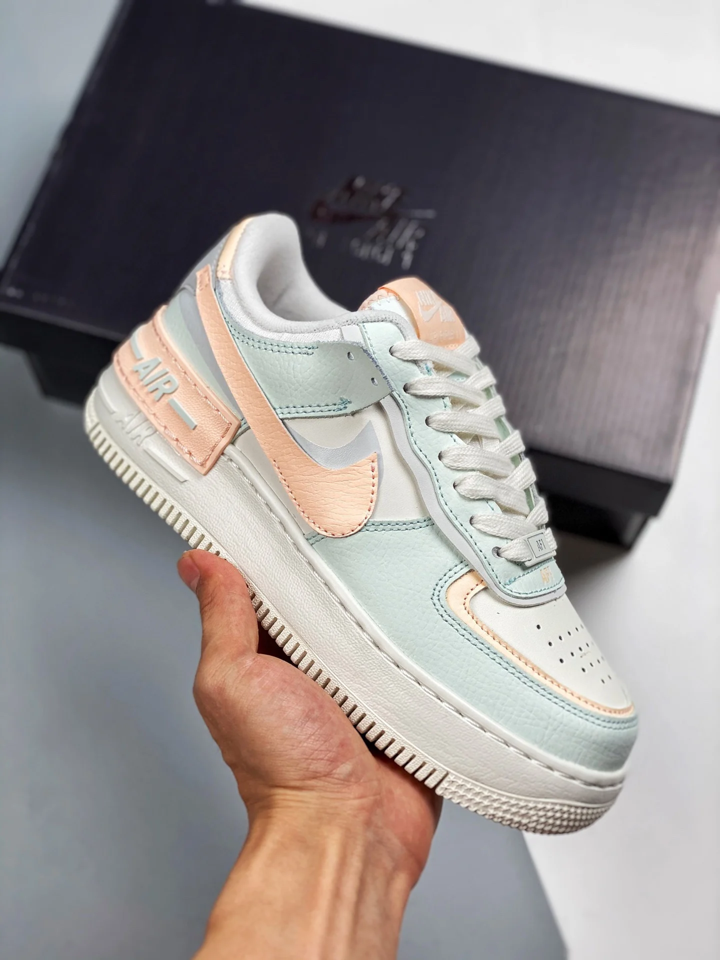 Nike Air Force 1 Shadow Barely Green Crimson Tint For Sale