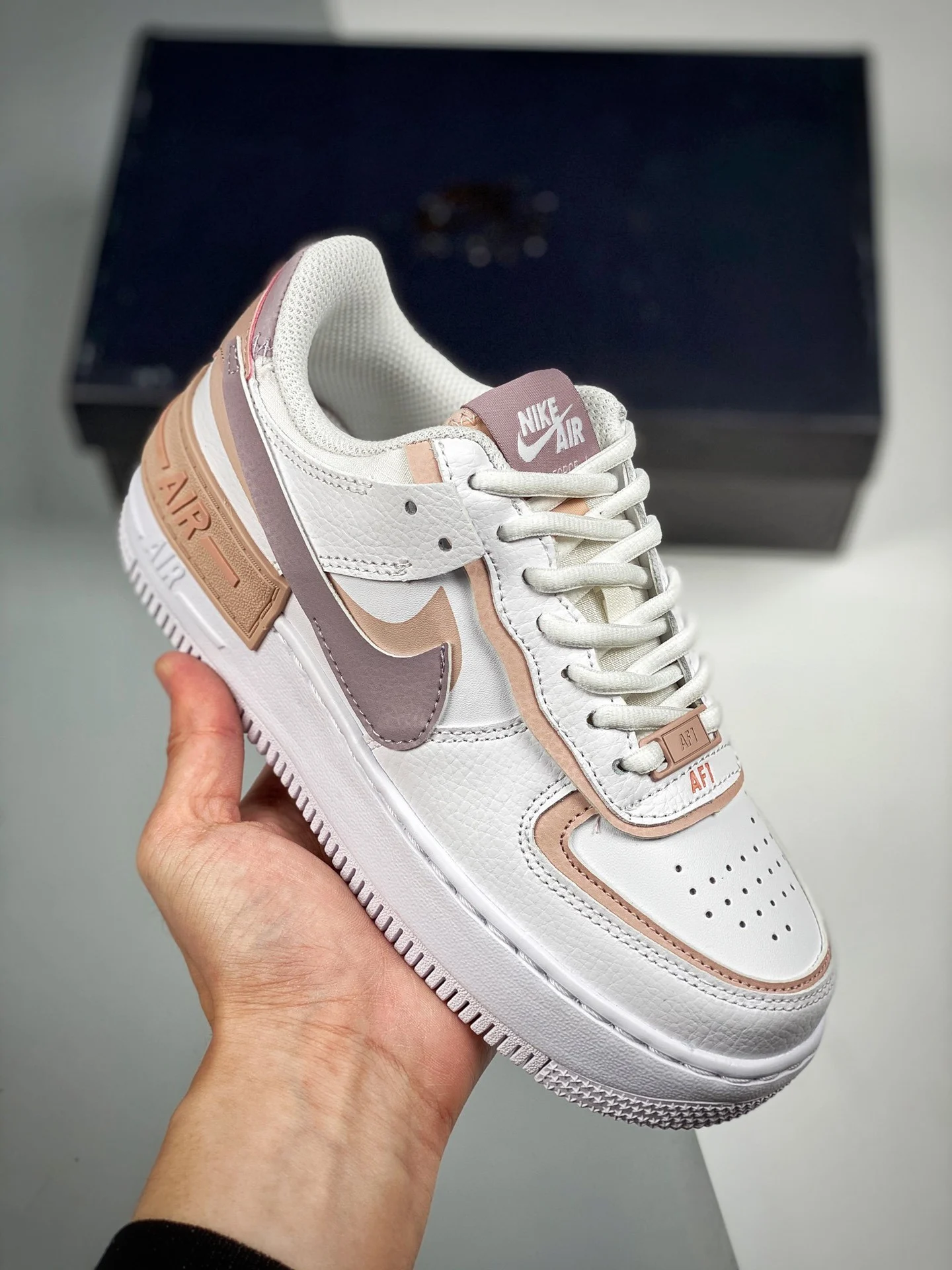 Nike Air Force 1 Shadow White Amethyst Ash-Pink CI0919-113 For Sale
