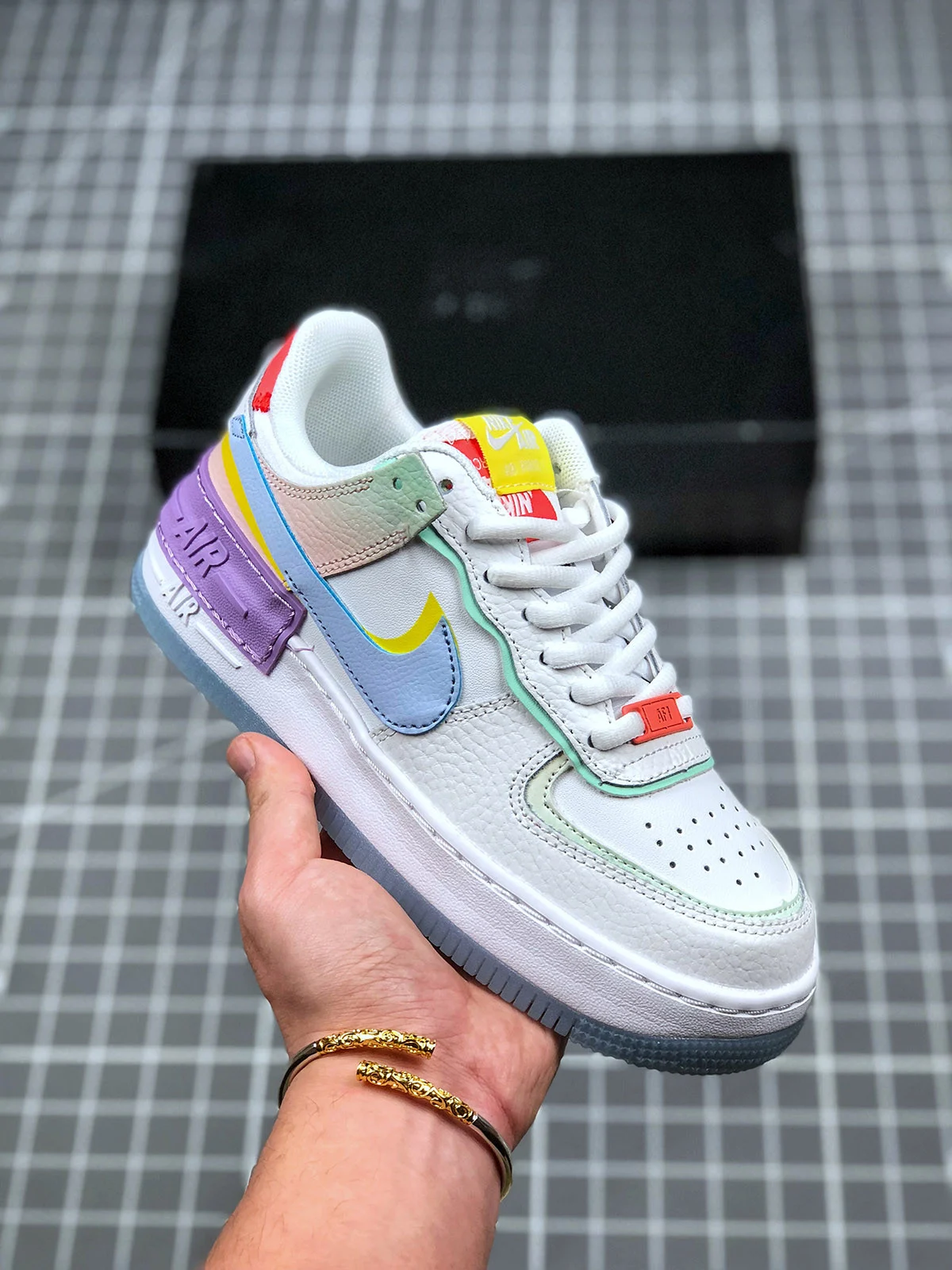 Nike Air Force 1 Shadow White Multi-Color For Sale