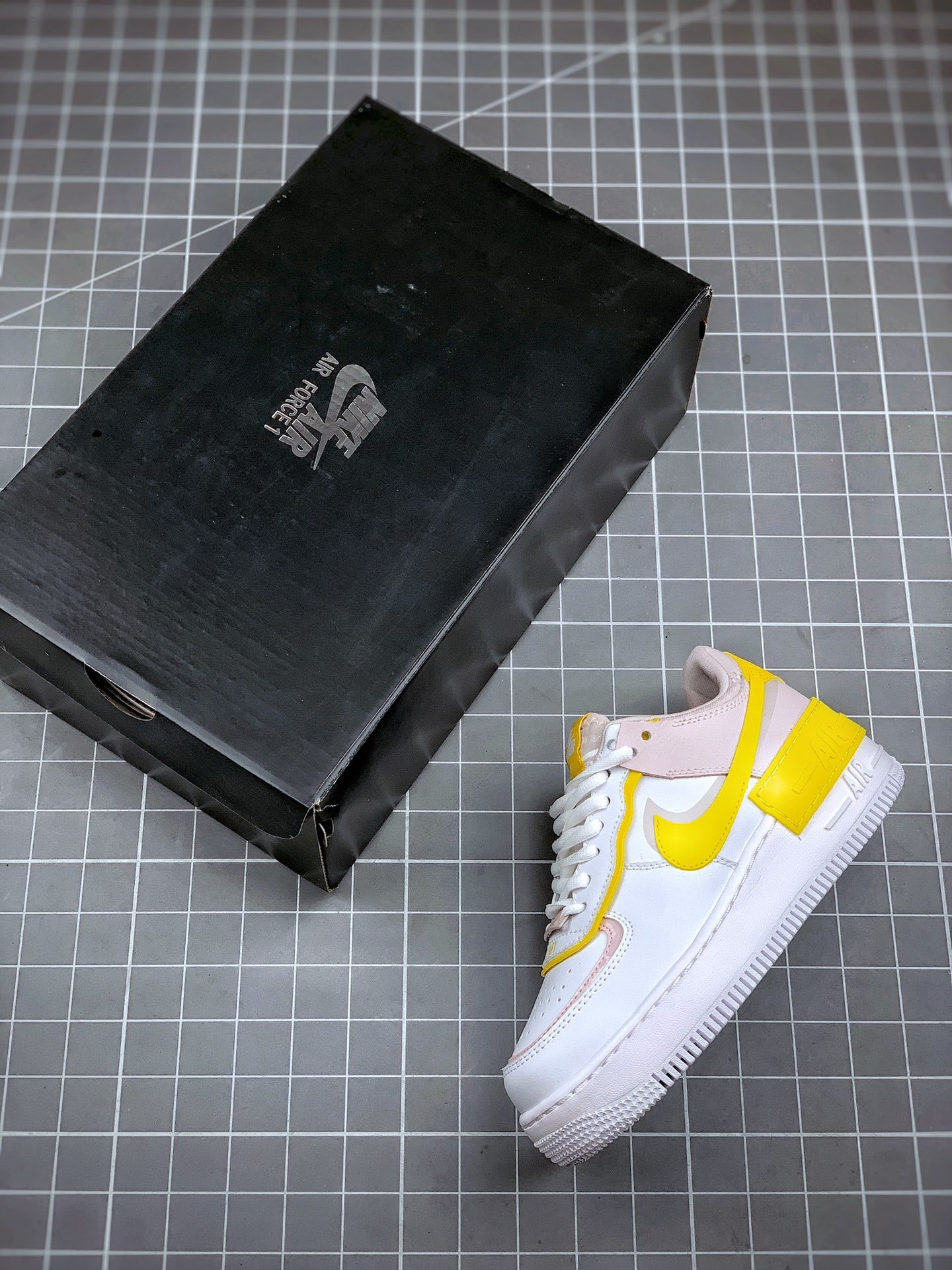 Nike Air Force 1 Shadow White Yellow CJ1641-102 For Sale