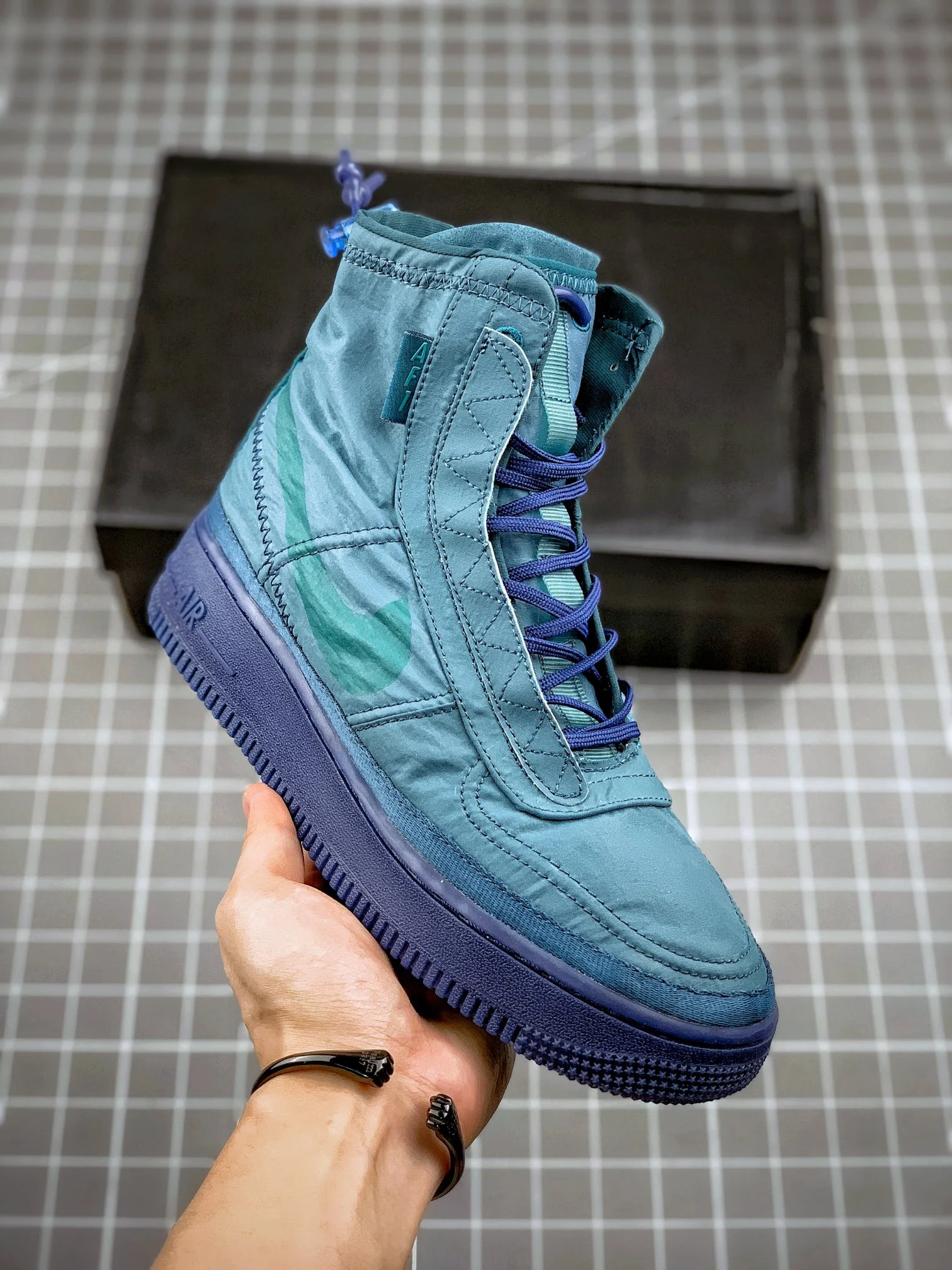 Nike Air Force 1 Shell WMNS Midnight Turquoise For Sale