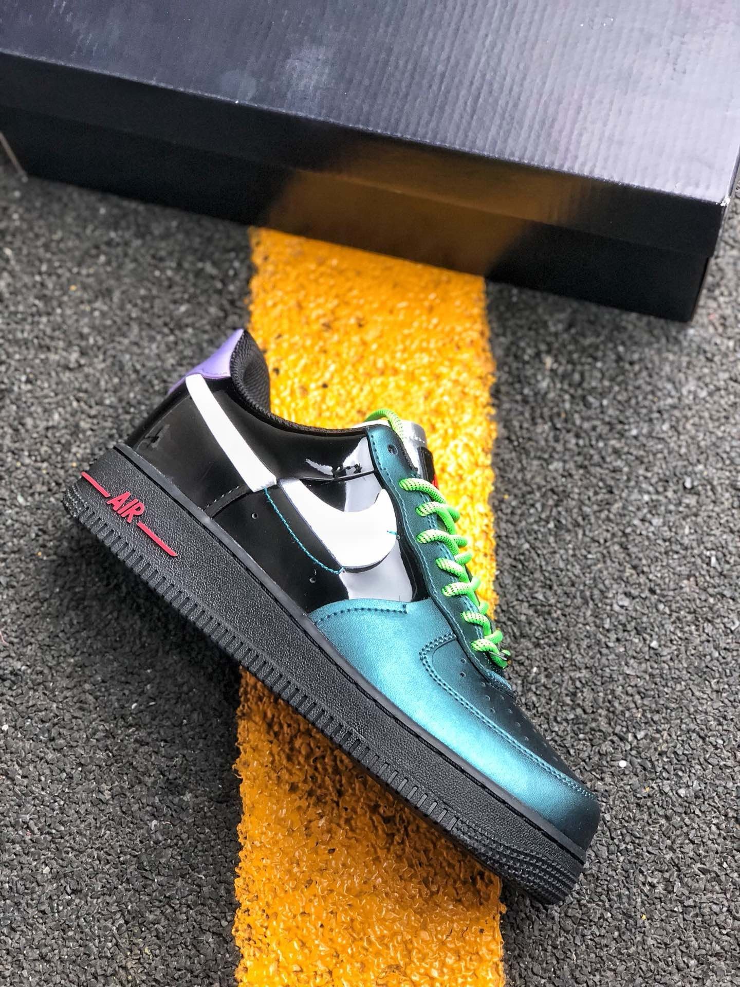 Nike Air Force 1 Vandalized With An Iridescent Finish