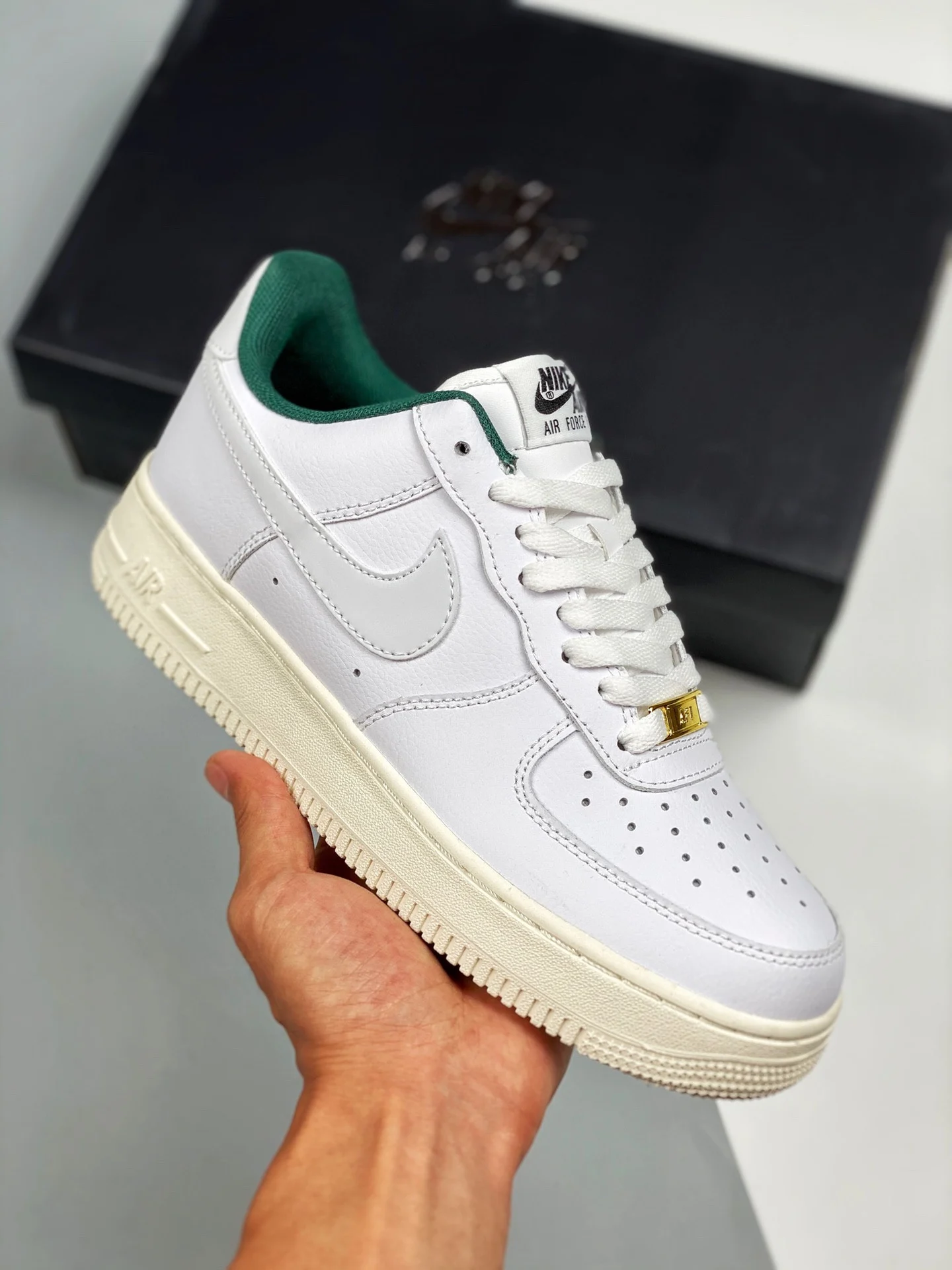 Nike Air Force 1 White Green For Sale