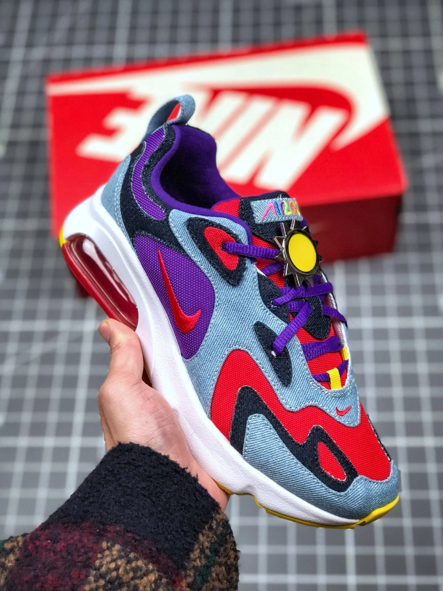 Nike Air Max 200 Voltage Purple University Red For Sale