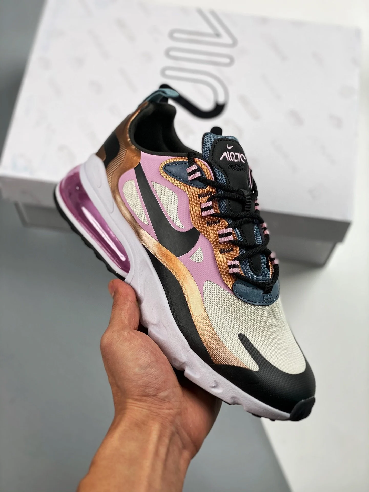 Nike Air Max 270 React Bronze CT1833-100 For Sale