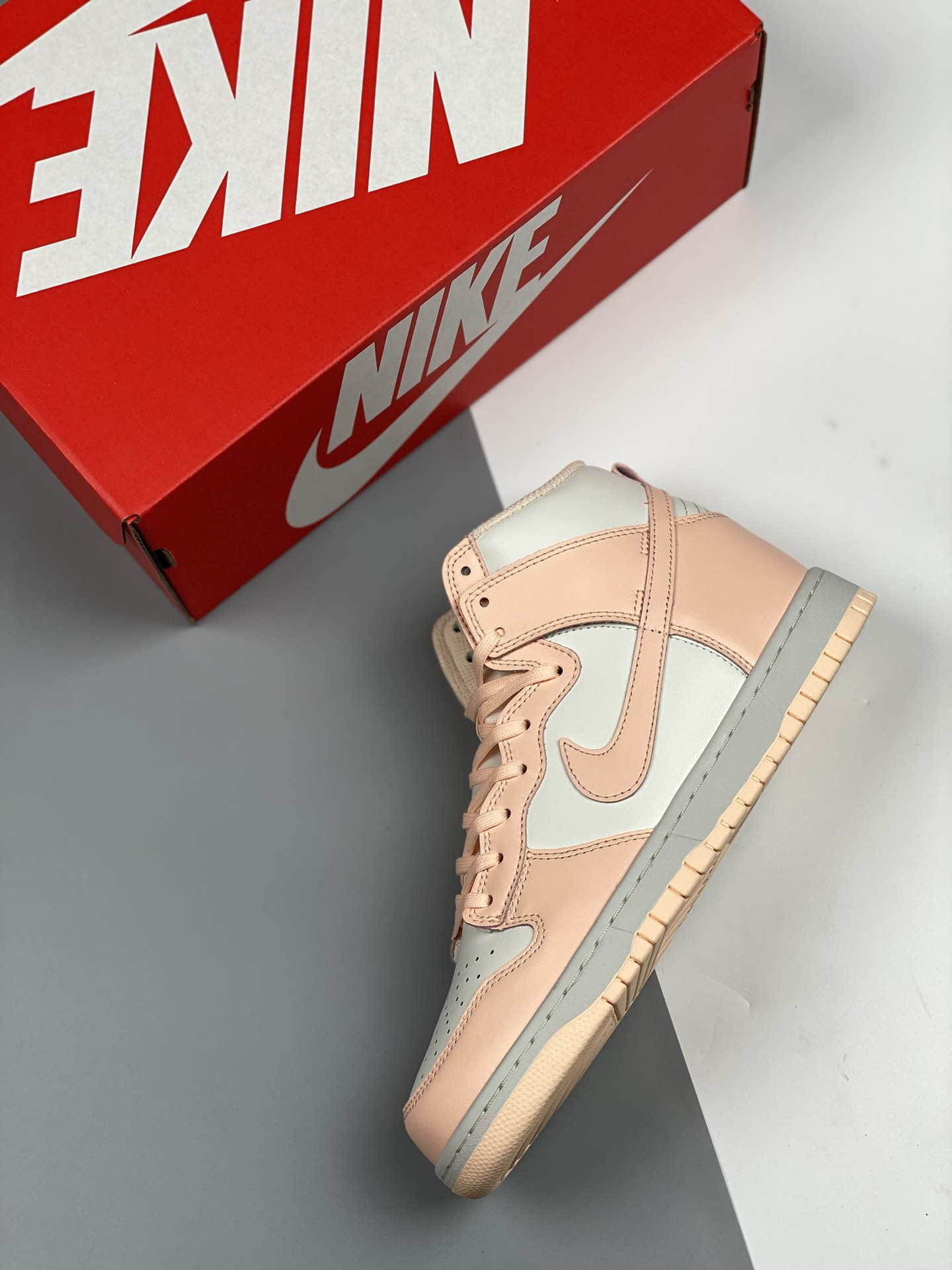 Nike Dunk High Sail Crimson Tint DD1869-104 For Sale