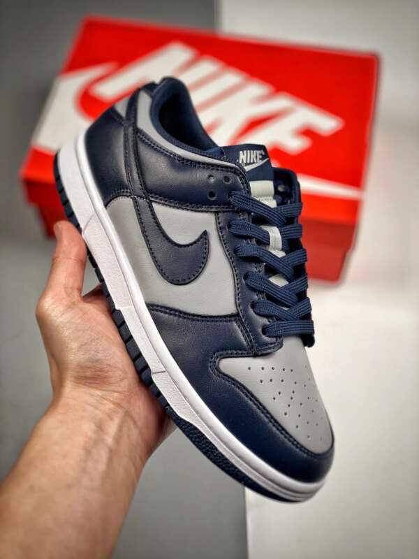 Nike Dunk Low Georgetown Wolf Grey Obsidian Total Orange For Sale