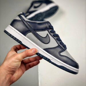 Nike Dunk Low Georgetown Wolf Grey Obsidian Total Orange For Sale