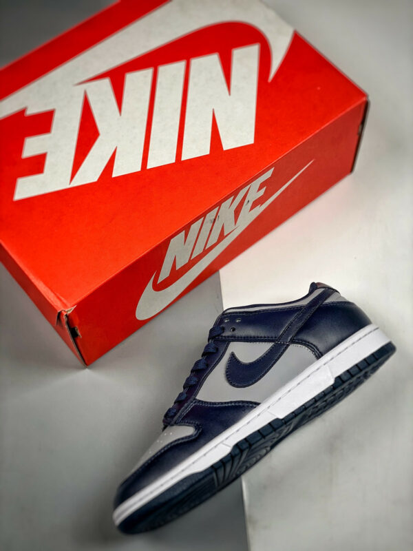 Nike Dunk Low Georgetown Wolf Grey Obsidian Total Orange For Sale