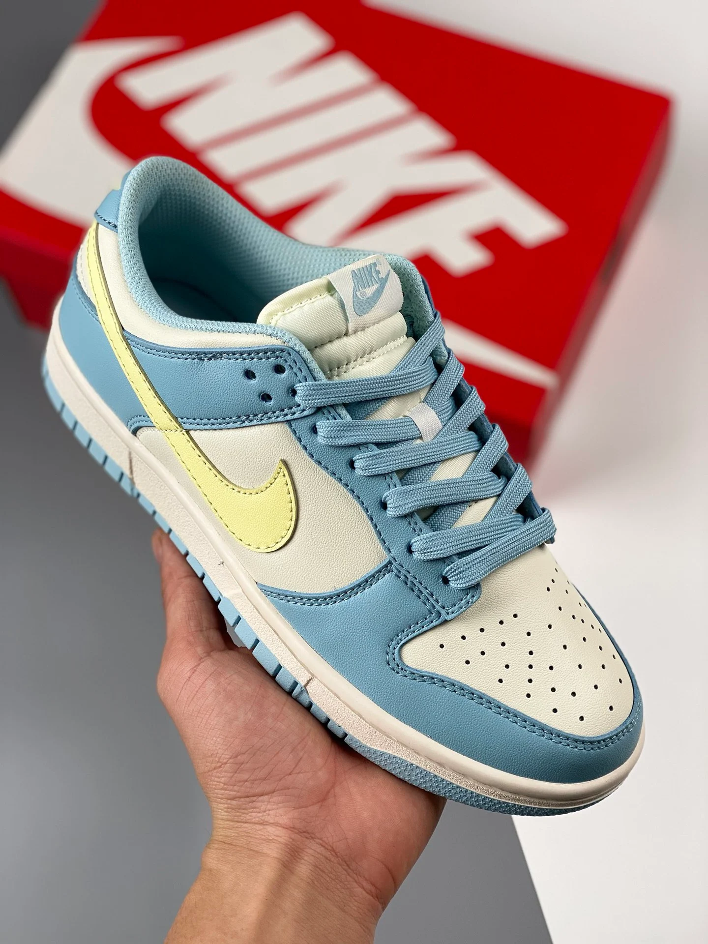Nike Dunk Low Ice Blue Barely Volt DD1503-123 For Sale