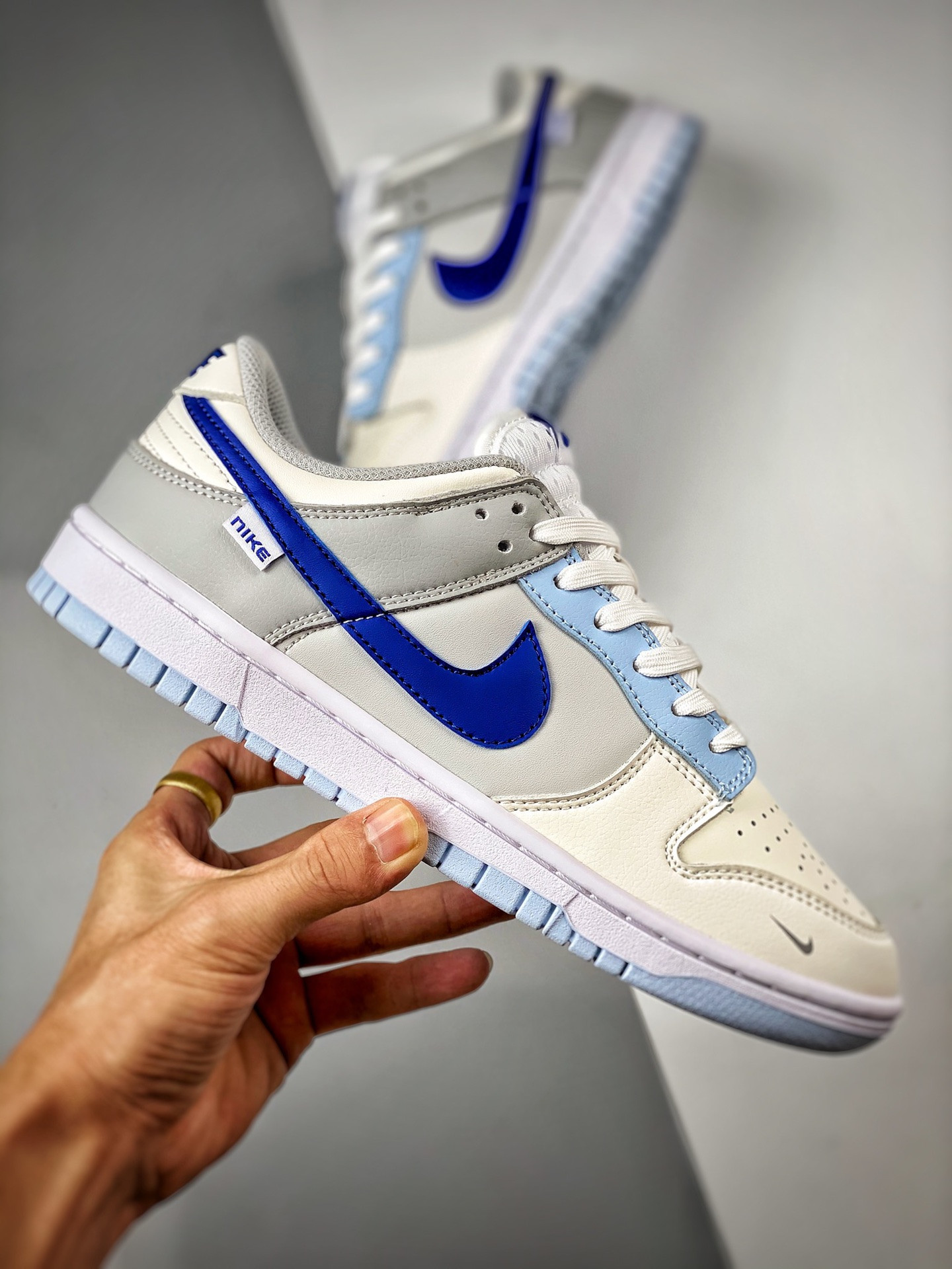 Nike Dunk Low Ivory Hyper Royal FB1843-141 For Sale