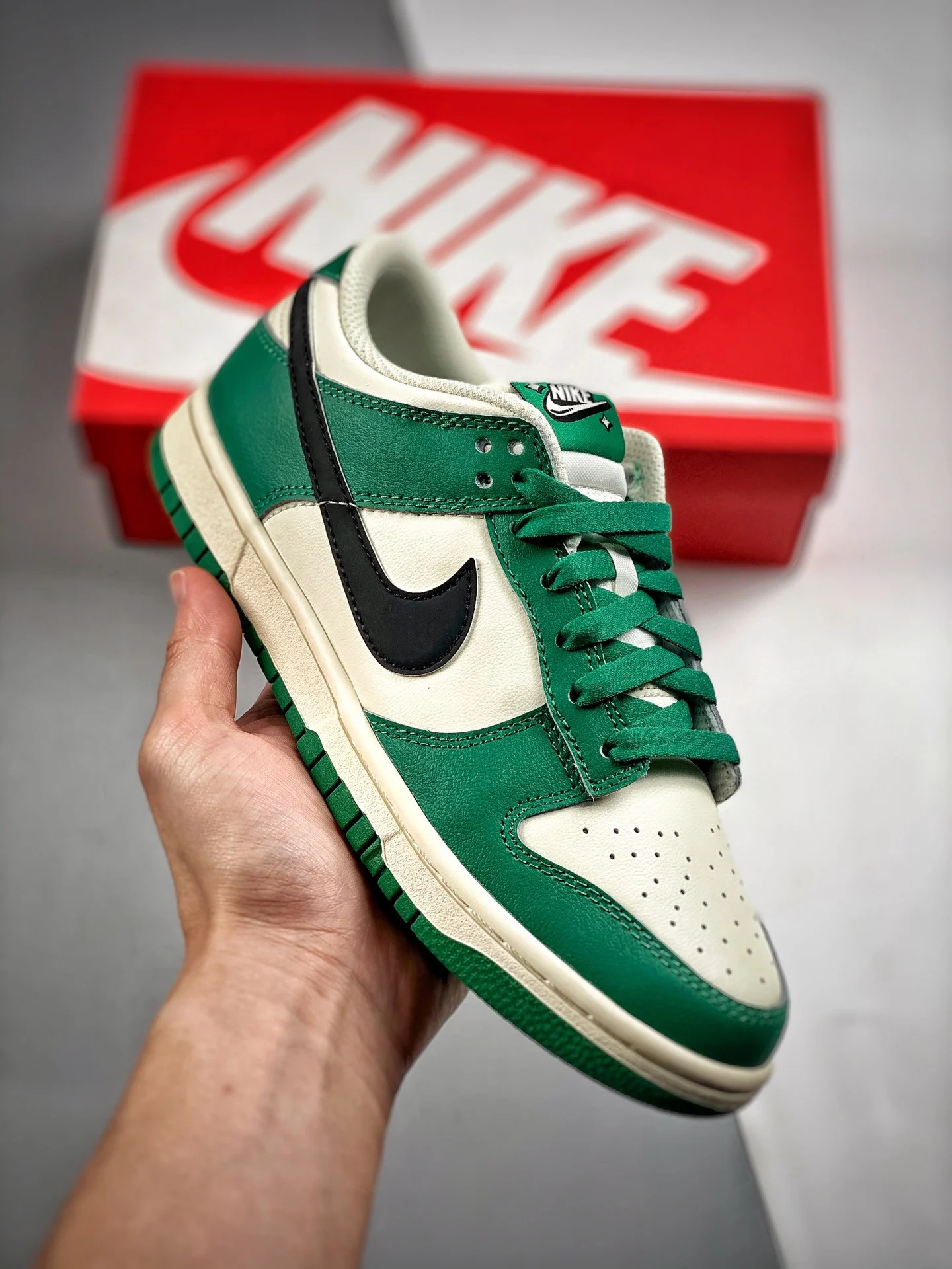 Nike Dunk Low Lottery Pale Ivory Black-Malachite DR9654-100 For Sale