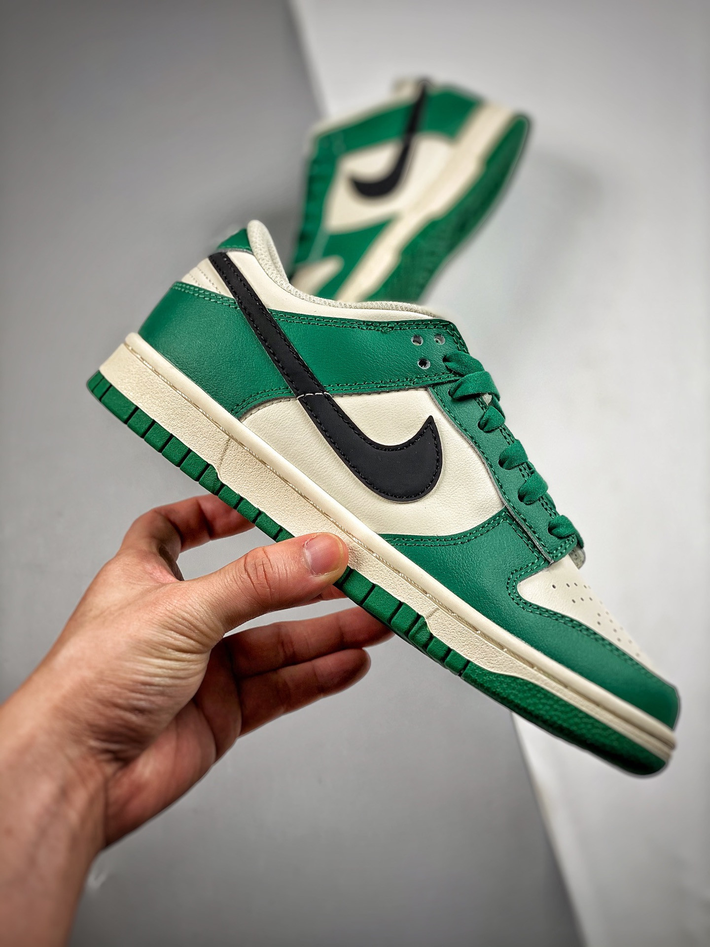 Nike Dunk Low Lottery Pale Ivory Black-Malachite DR9654-100 For Sale