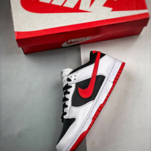 Nike Dunk Low White Black Red FD9762-061 For Sale