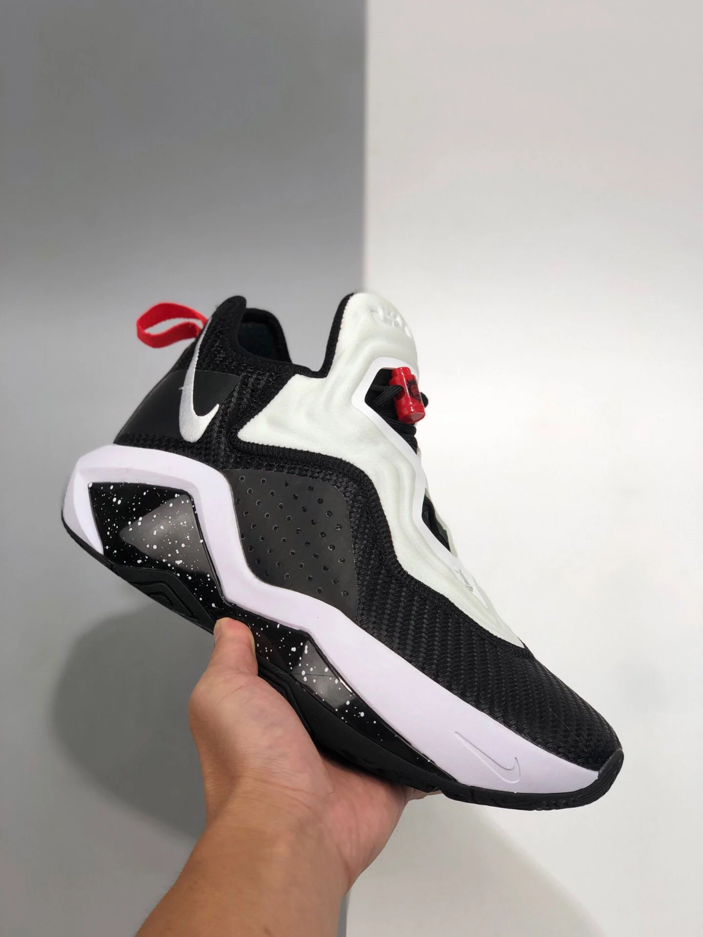 Nike LeBron Soldier 14 Black White-University Red For Sale