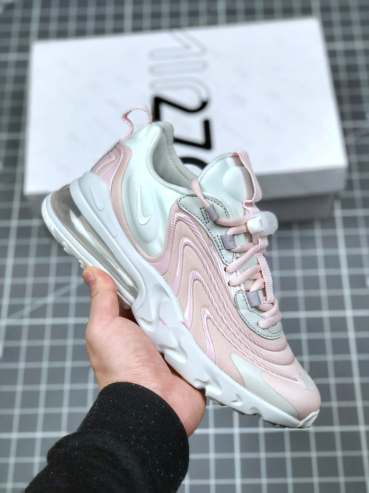 Nike WMNS Air Max 270 React ENG Barely RoseFor Sale