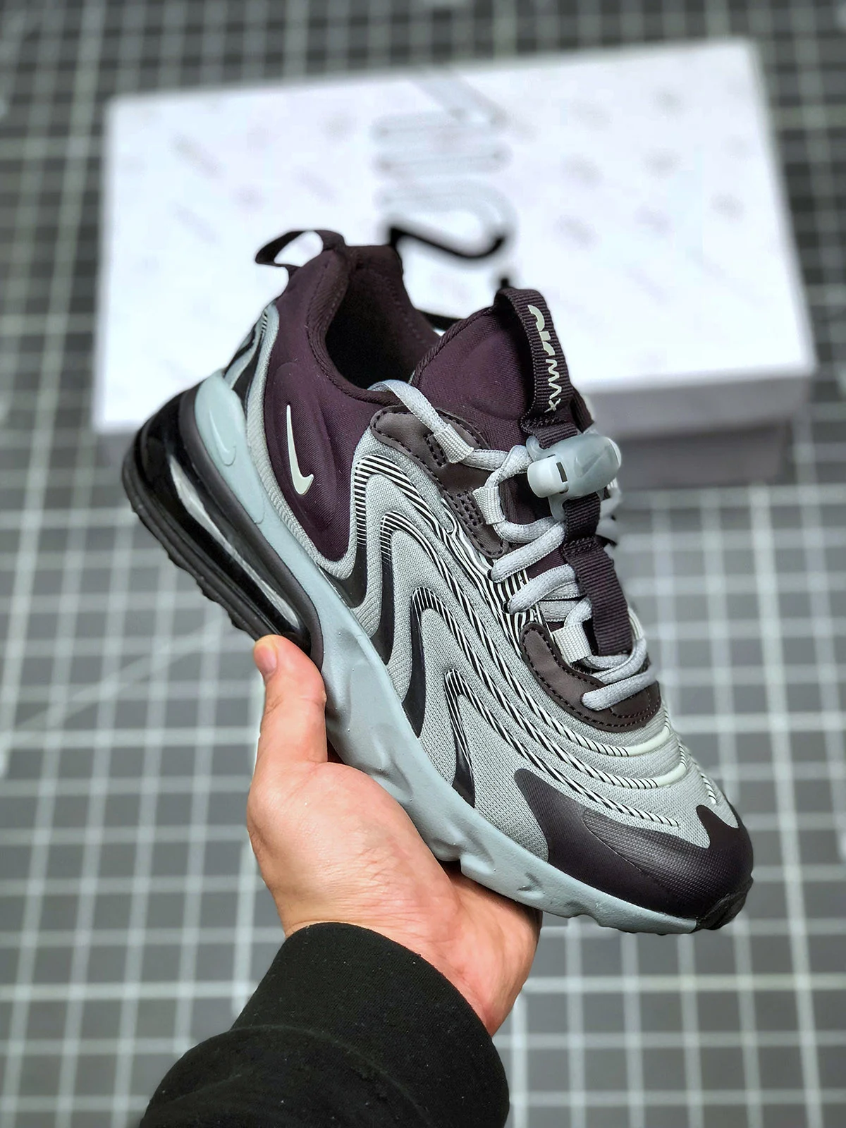 Nike WMNS Air Max 270 React ENG Burgundy Ash CK2595-600 For Sale