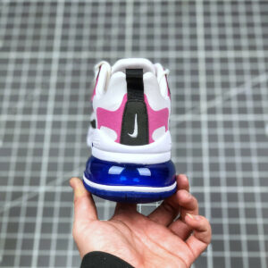 Nike WMNS Air Max 270 React White Cosmic Fuchsia Black Hyper Blue For Sale