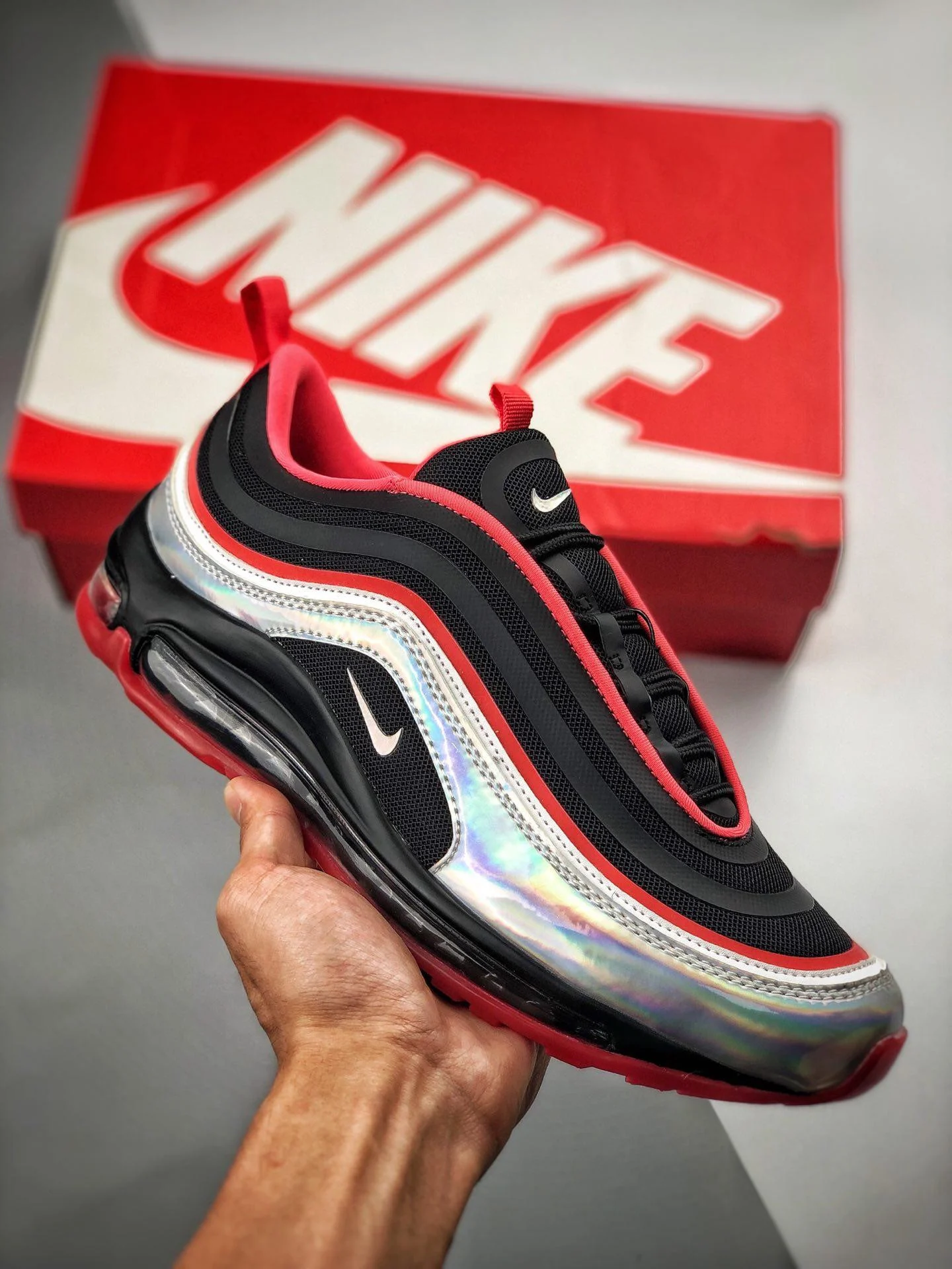 Nike WMNS Air Max 97 Ultra Iridescent Black For Sale