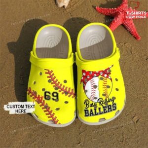 Number Busy Raising Baseball Mom Crocs Shoes NT