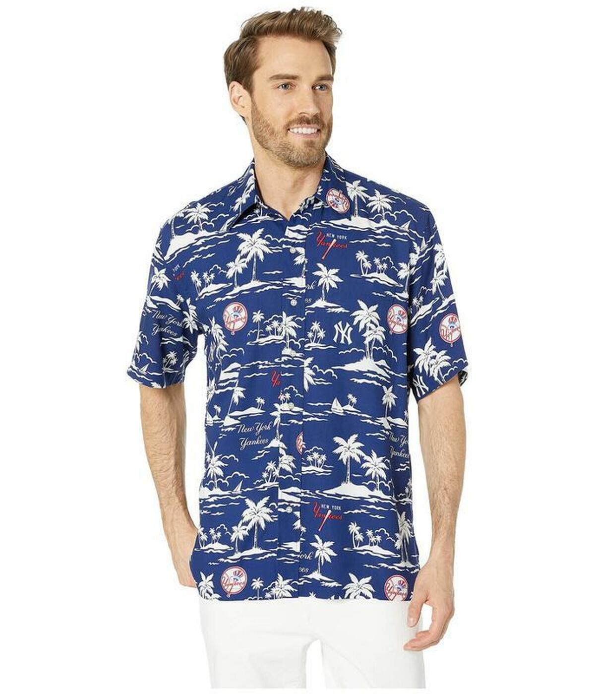 Ny Yankees Hawaiian Shirt Summer Beach Outfit