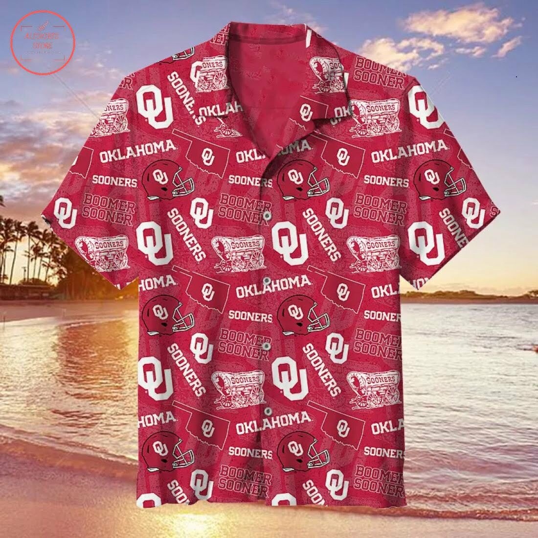 Oklahoma Sooners Hawaiian Shirt Summer Beach Outfit