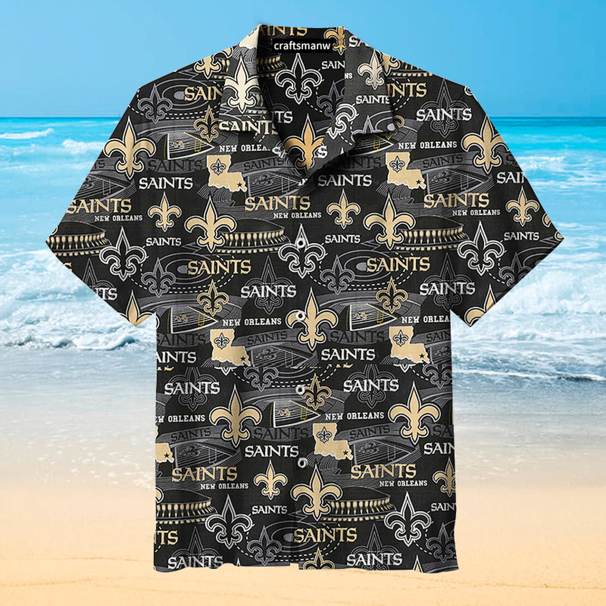 Orleans Saints Hawaiian Shirt